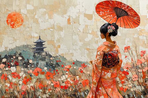 schilderachtig spiritueel Japan