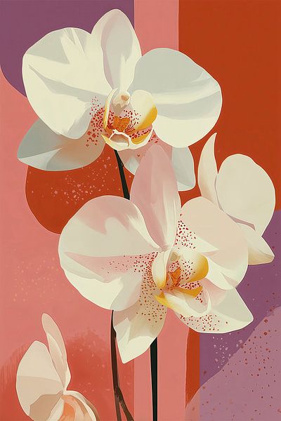 Orchid in Abstract no. 5 by Studio BB