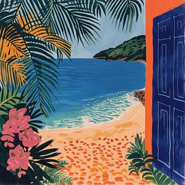 Strand Mond Meer Maritim von Niklas Maximilian