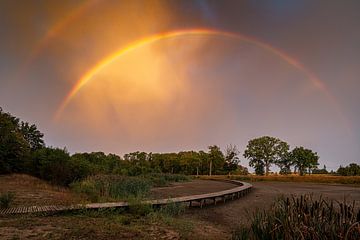 Arc-en-ciel au-dessus de Torwoud sur Glenn Vanderbeke