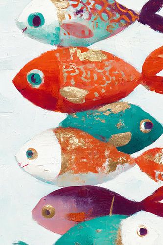 Parade du poisson d'or sur Marijke Trienekens