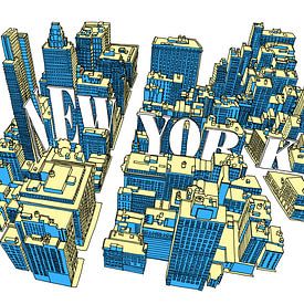 New York Perspective van Maarten Schets