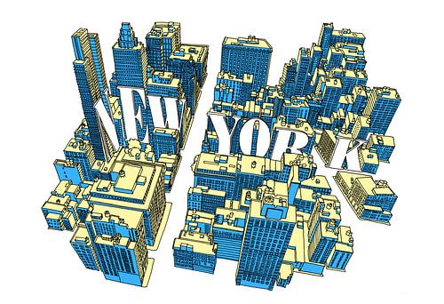 New York Perspective van Maarten Schets