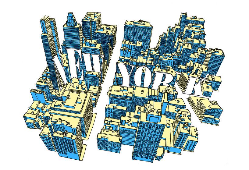 perspective new-yorkaise par Maarten Schets