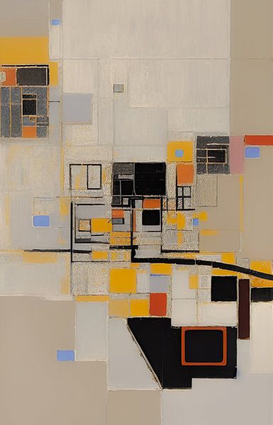 Abstrakte Löwin von Niek Traas