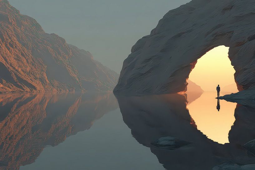 minimalism man and nature drama by Egon Zitter