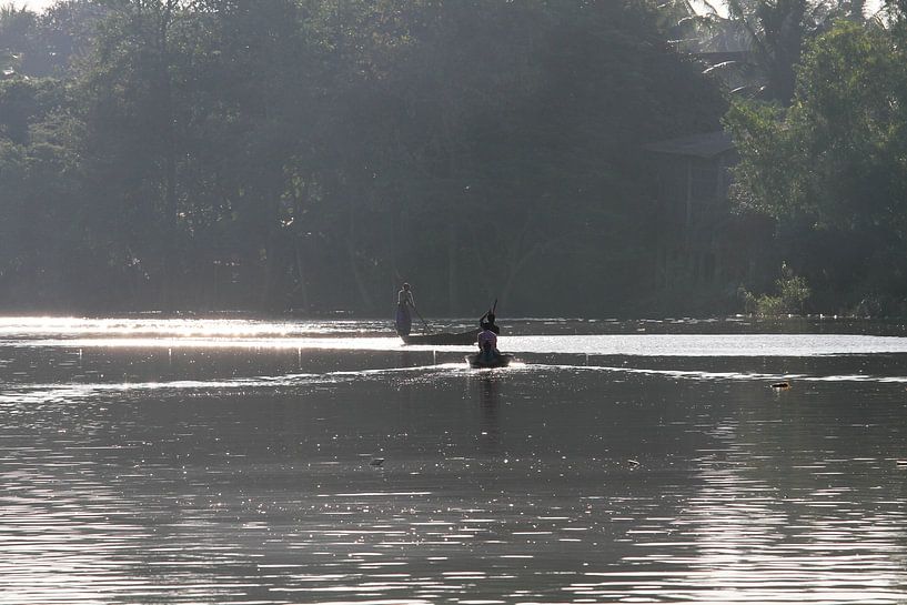Fischer auf dem Sanker River von Levent Weber