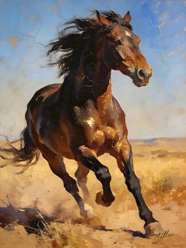 Untamed Horizon - Wild Mustang