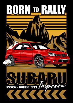 Subaru Impreza WRX STI JDM Auto von Adam Khabibi