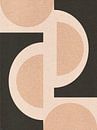 Moderne abstracte geometrische collage nr. 3 van Dina Dankers thumbnail
