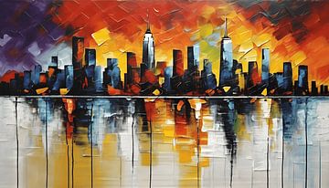 Painting colourful by WeLoveArt