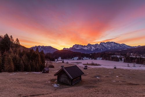 Sunrise at Lake Geroldsee