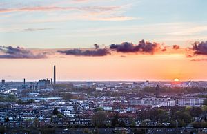 Le soleil se couche à Utrecht. sur De Utrechtse Internet Courant (DUIC)