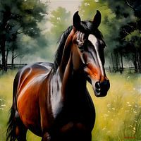 Thoroughbred horse