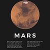 Mars - Modern Astronomy Print by MDRN HOME