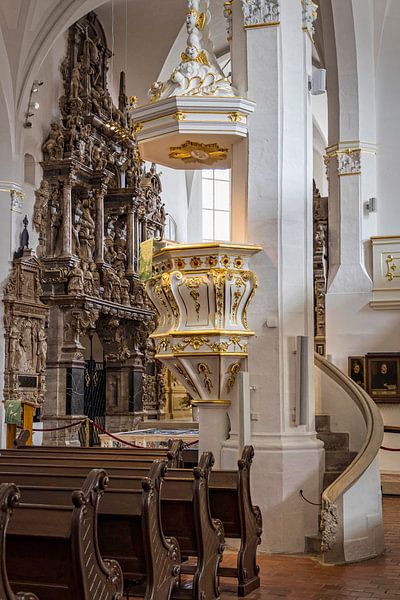 Preekstoel Kerk in Weimar van Rob Boon
