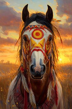 Kracht en schoonheid van het paard van Poster Art Shop