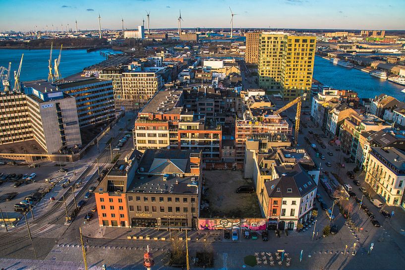 Skyline van Antwerpen  by Freddie de Roeck