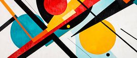 Abstract geometric composition by Poster Art Shop
