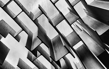 Mondriaan  in zwart wit