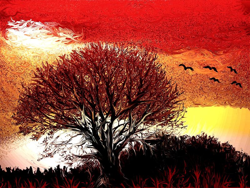 Der alte Baum von Heidrun Carola Herrmann
