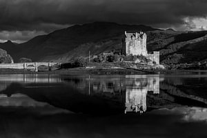 Eileen-Donan-Schloss, Schottland in Schwarz-Weiß (6/6)