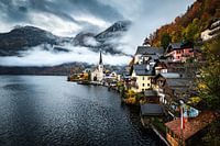 Mountain village in the mountains