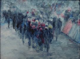 Etappenziel Tour de France von Paul Nieuwendijk