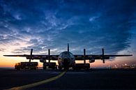 Betankung einer Belgischen C-130 am Morgen von Luc V.be Miniaturansicht