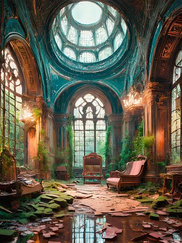 Gebouw Lost Places van binnenuit