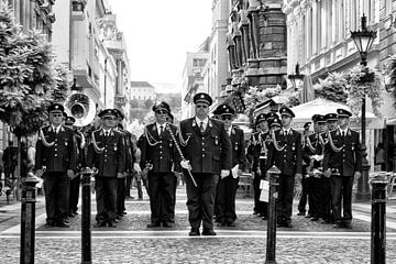 Boedapest muzikanten bij Sint Stefanusbasiliek van Christine Vesters Fotografie