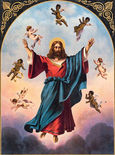 Le Christ en majesté avec des putti (1882)