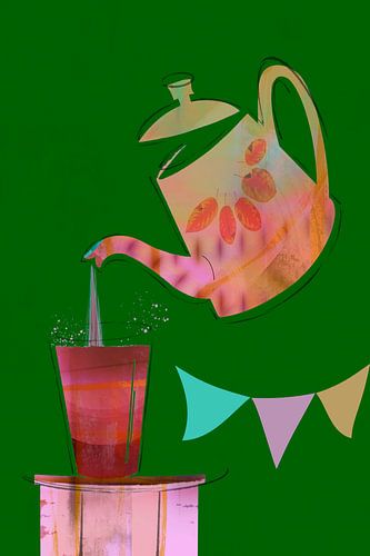 Een feestelijke dag in groen.