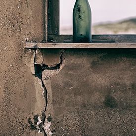 Lonely bottle by Annemiek van Eeden