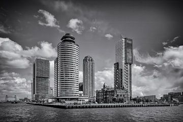 Skyline Kop van Zuid/ Wilhelminapier - Rotterdam van Stedelijke landschappen - Rick Van der Poorten Fotografie