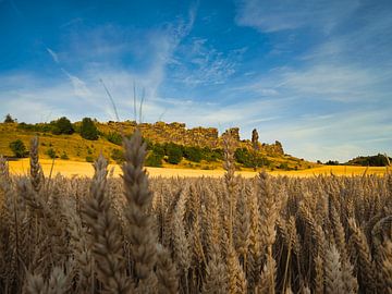 La muraille du diable à Königsstein dans le Harz
