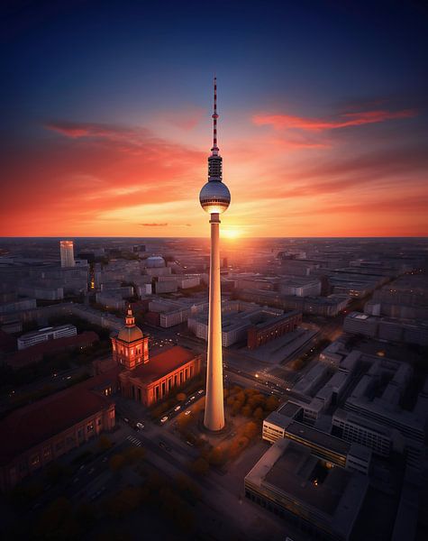 Stadtansicht von fernlichtsicht