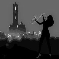 saxophoniste à Utrecht