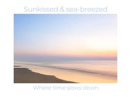 Sunkissed & sea-breezed - photo d'un coucher de soleil aux teintes pastel sur Karijn | Fine art Natuur en Reis Fotografie