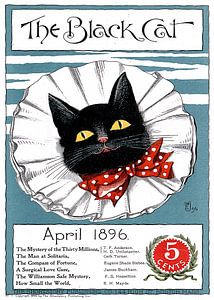 Vintage Plakat - The black Cat