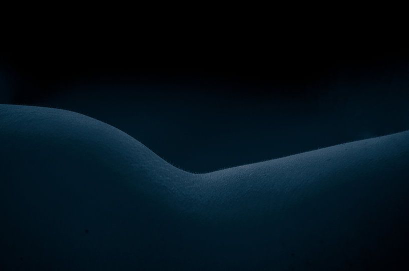 Female shape blue by Ben Willemsen