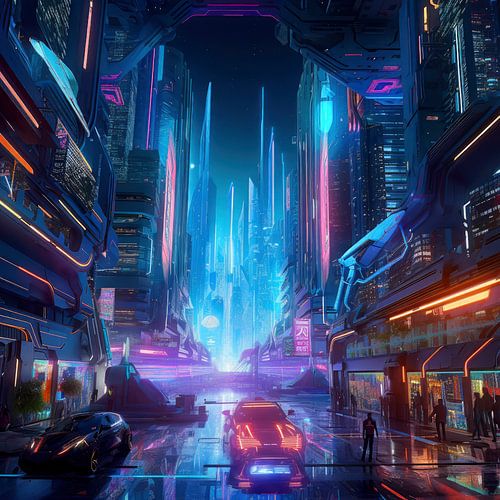Neon-Stadt