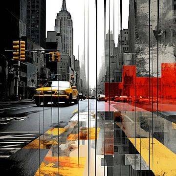 Abstraktes New York von ARTemberaubend