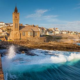 Church on the quay in Porthleven, Cornwall by Christian Müringer