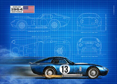 Daytona Coupe Blauwdruk