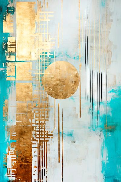 ABSTRAKTE KUNST Himmelspforte von Melanie Viola