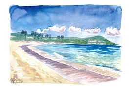 Beach Walk at Amazing Sapphire Beach, St. Thomas USVI by Markus Bleichner