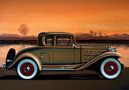 Buick 96 S Coupe 1932 Painting by Paul Meijering thumbnail