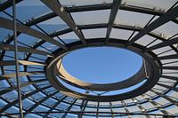 Salle géométrique du toit de la coupole du Reichstag
