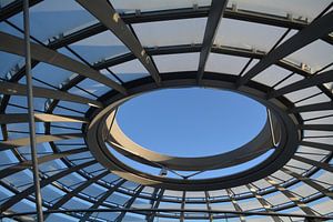 Geometrischer Dachraum in der Reichstagskuppel